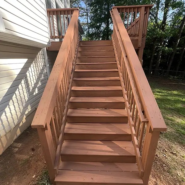 After: Deck Staining