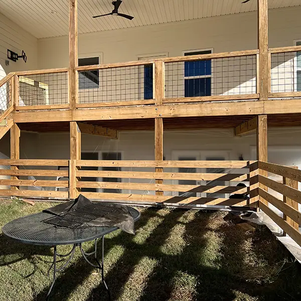 Before: Deck Stain