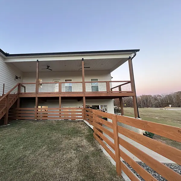 After: Deck Stain