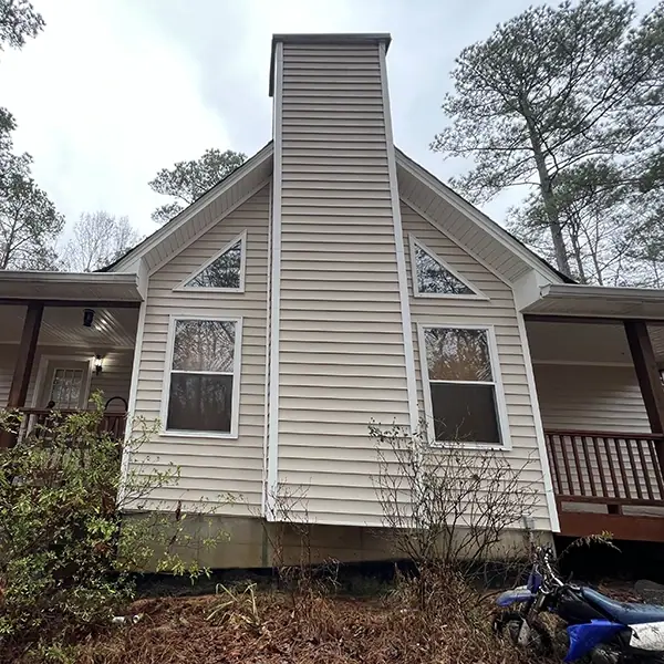 After: Pressure Washing A Home
