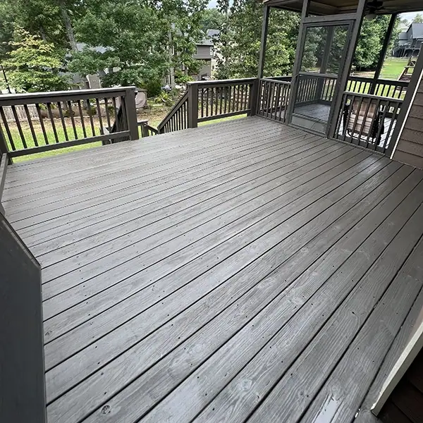 After: Pressure Washing And Deck Painting
