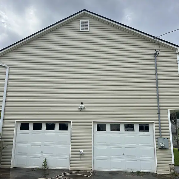 After: Pressure Washing House Siding