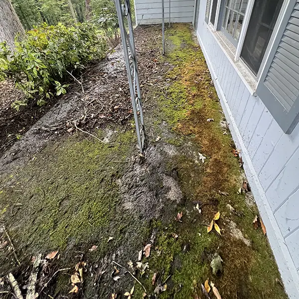 Before: Concrete Porch Pressure Washing In Villa Rica