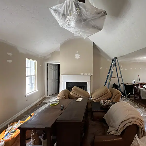 Before: Interior Paint Job Living Room Villa Rica