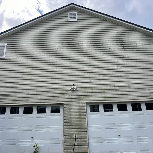 Before: Pressure Washing House Siding